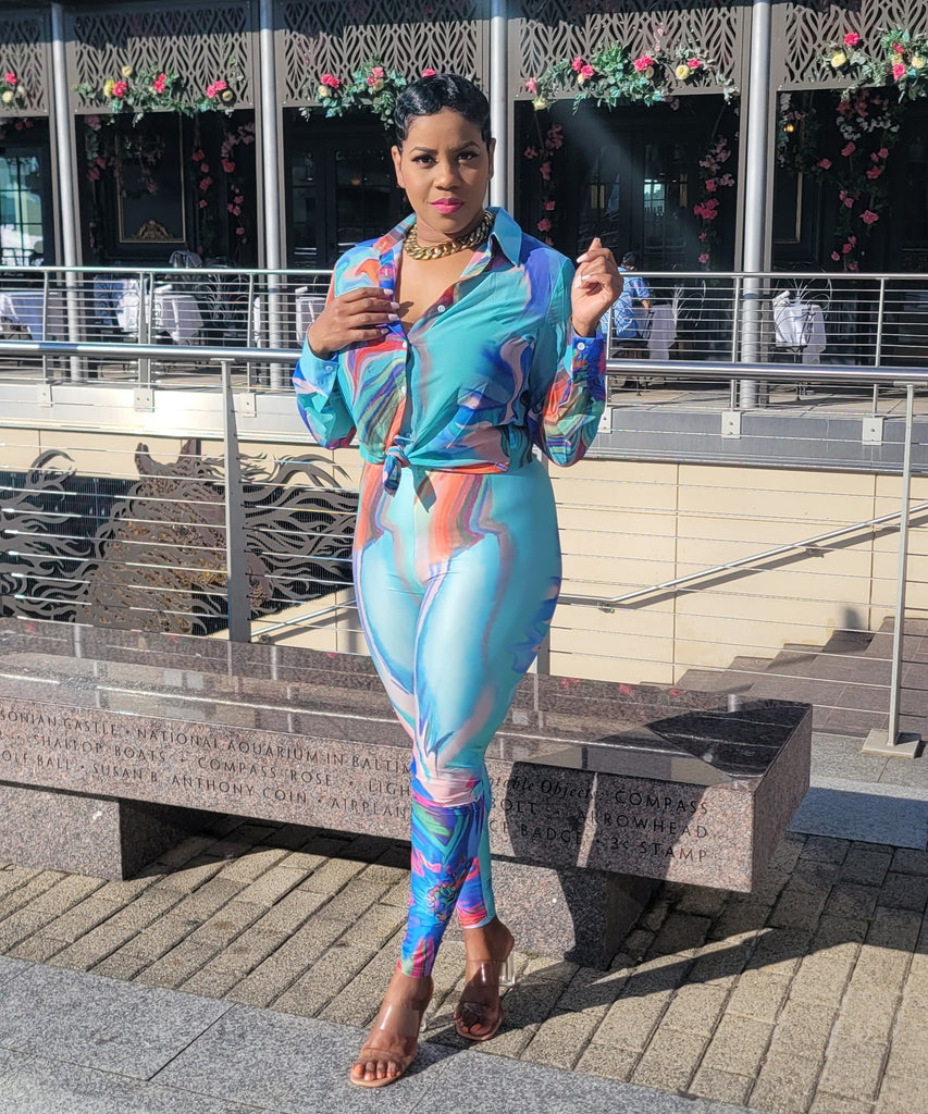 Cotton Candy Leggings set