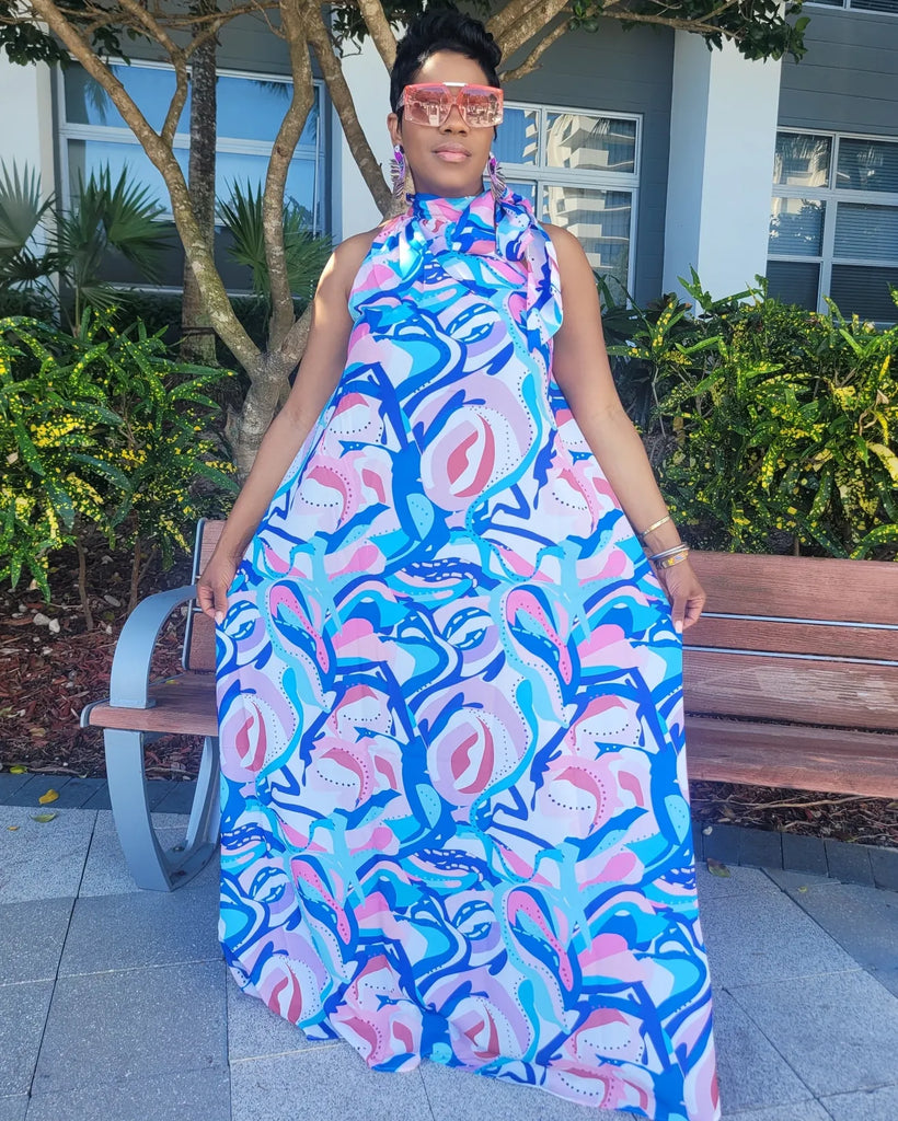 Aqua Sol Maxi Dress